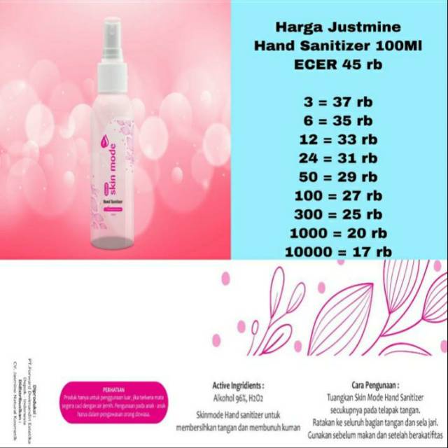 Handsanitizer Justmine