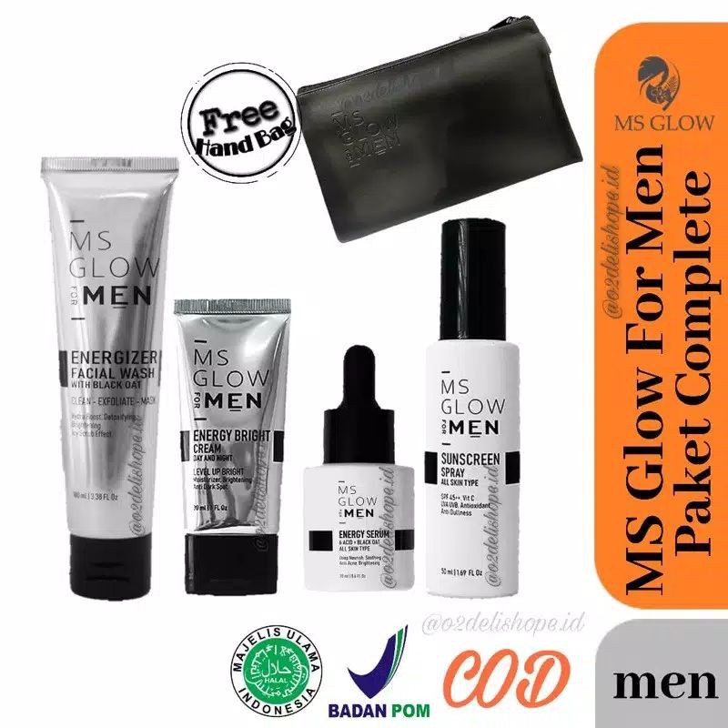 PAKET MS GLOW FOR MEN ORIGINAL BASIC DAN LENGKAP