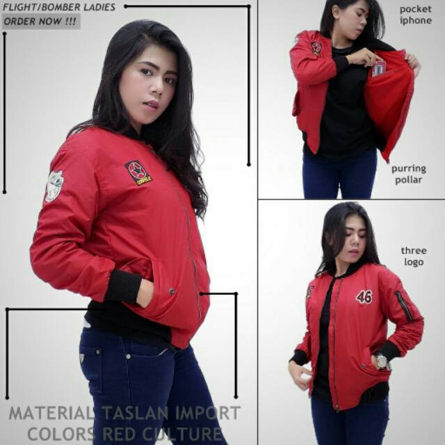 Jaket bomber cewek