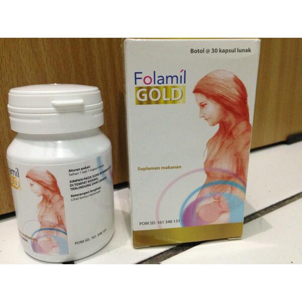 FOLAMIL GOLD BOTOL 30KAPSUL