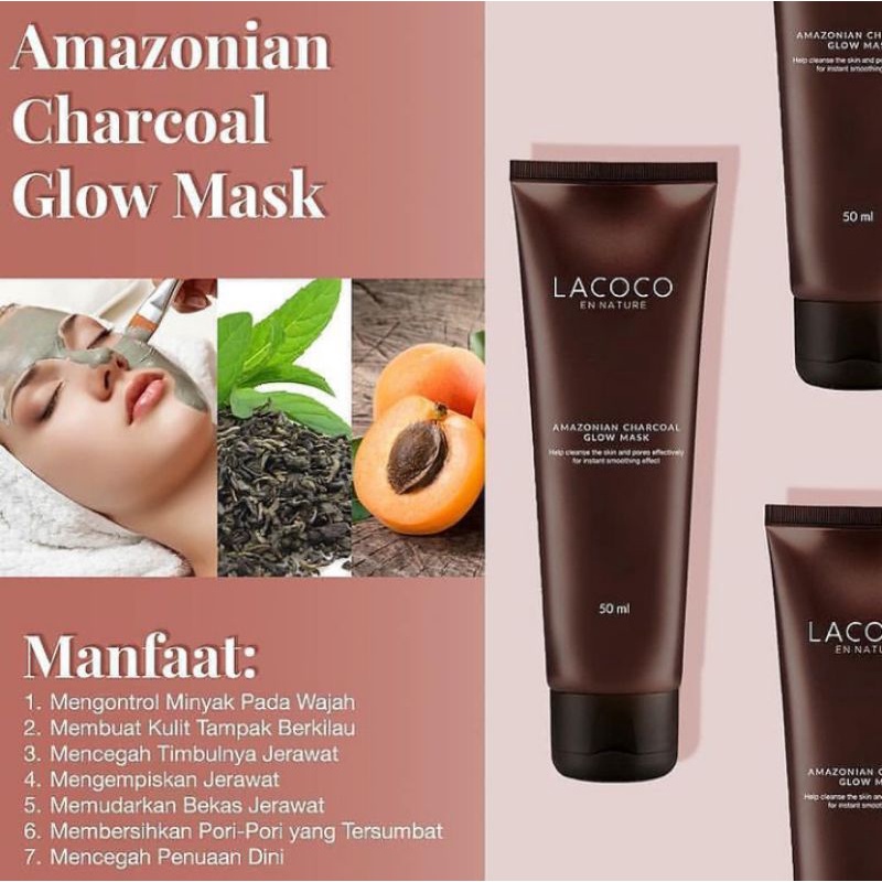 Lacoco Amazonian Charcoal Glow Mask