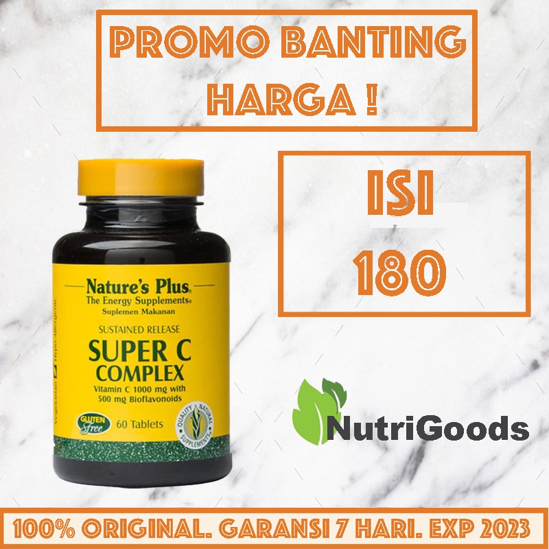 NATURE NATURES NATURE'S PLUS SUPER C COMPLEX 180