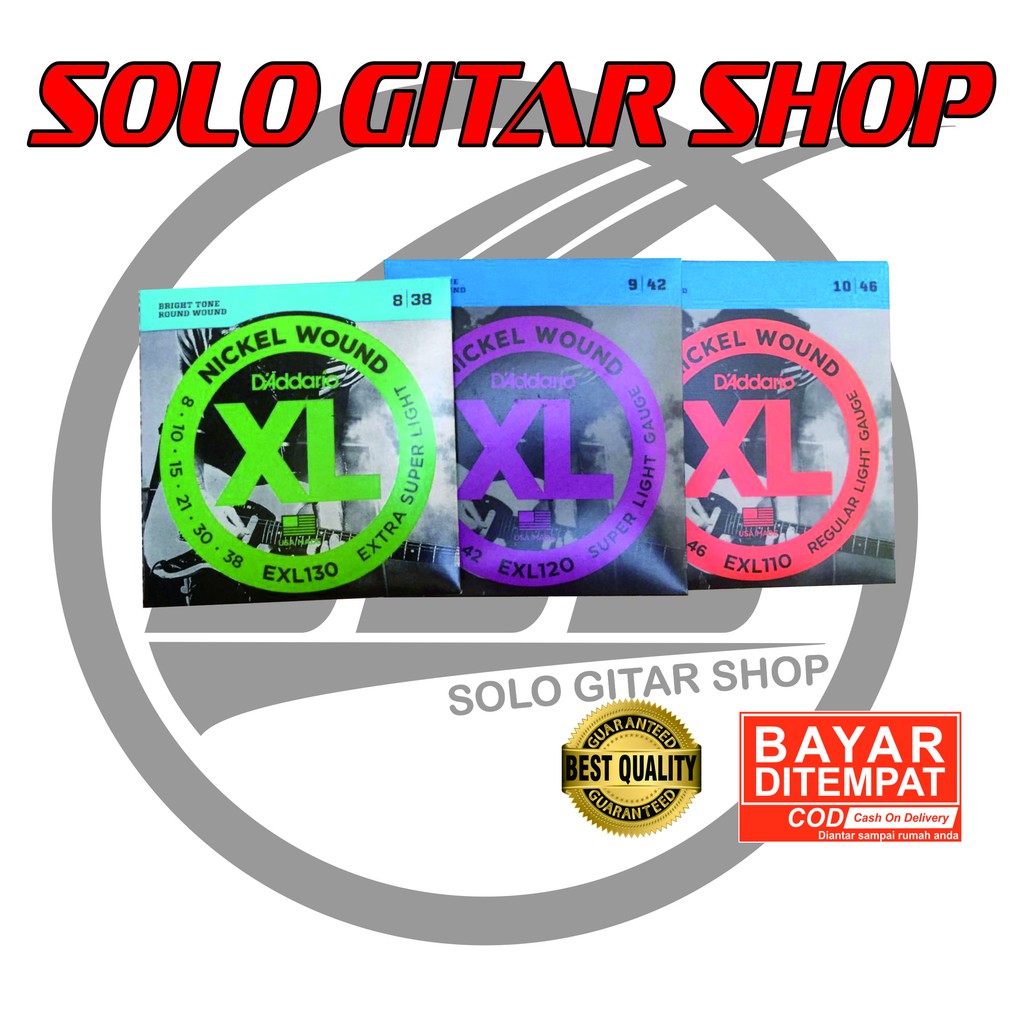 Senar Gitar String D'Addario XL