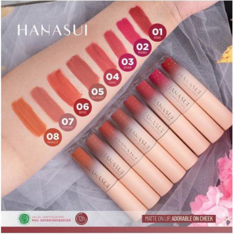 HANASUI mattedorable lip cream