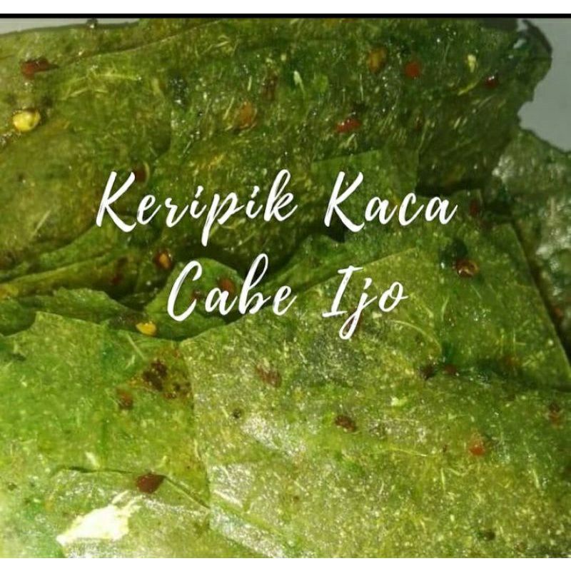 Keripik kaca cabe ijo 1kg