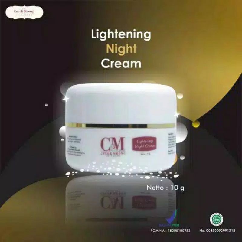 Lightening night cream