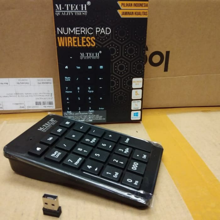 Keyboard Angka Numeric Pad Wireless Mtech Original - Numerik Keyboard