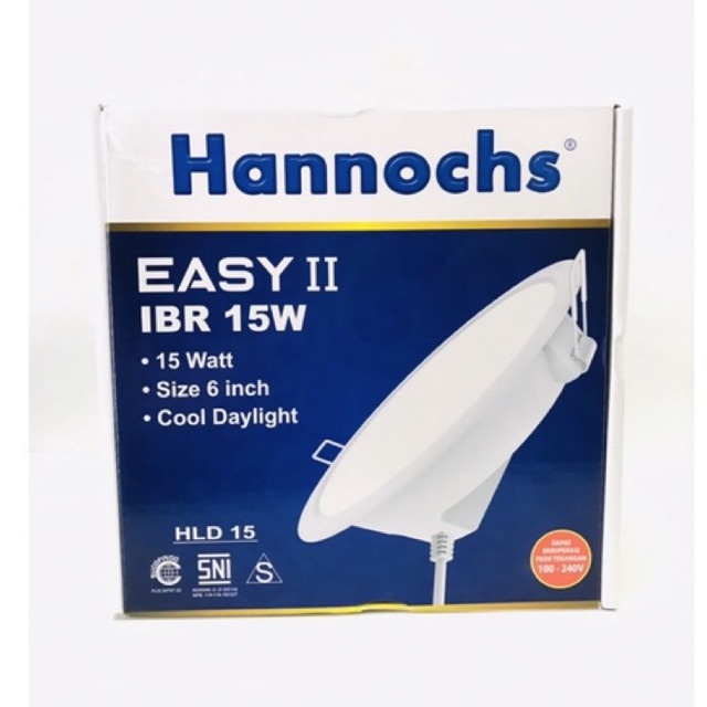LAMPU LED DOWNLIGHT EASY 15W BULAT