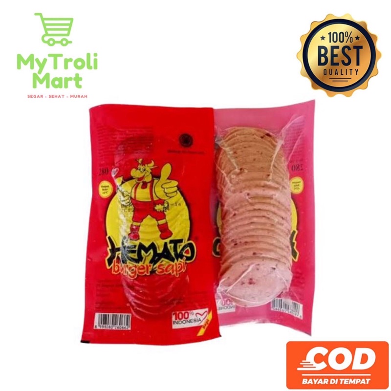 Daging Sapi Burger Hemato - per pack