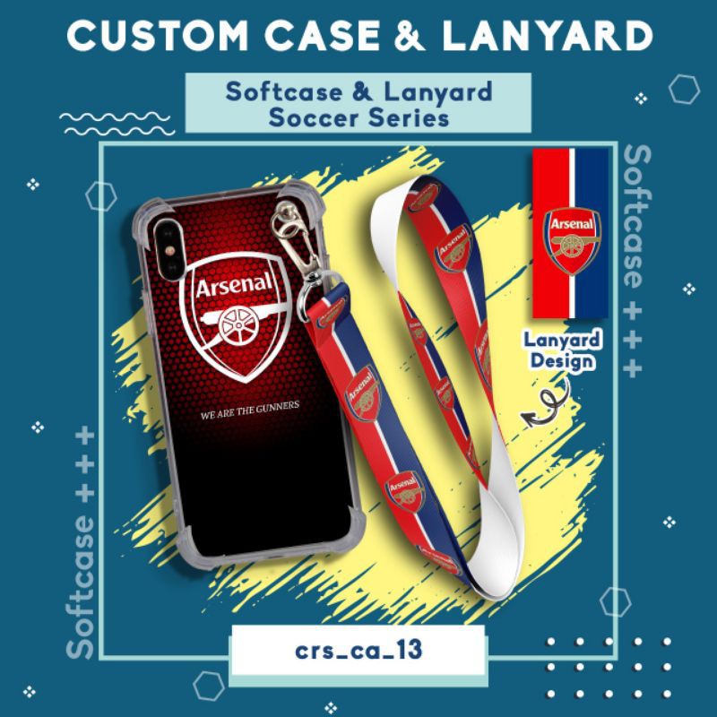 Softcase Custom Case dan Lanyard Panjang
