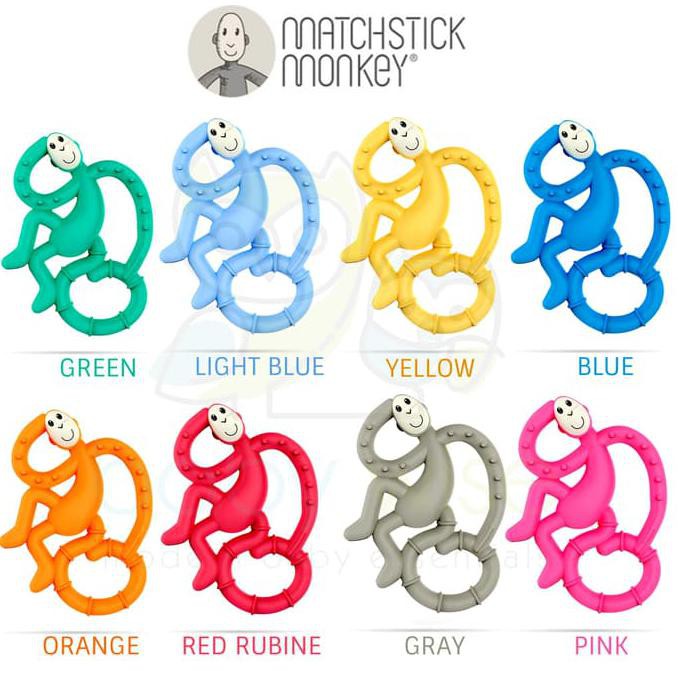 Matchstick Mini Monkey Teether - Termurah !