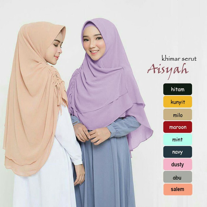 Khimar Aisyah Serut
