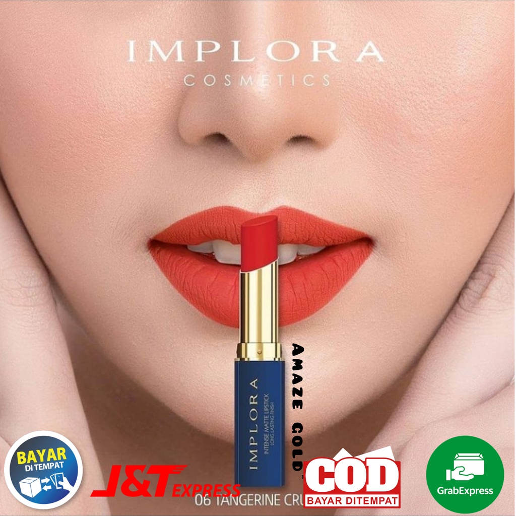 [ 1Kg= 65Pcs ] LIPSTIK MODEL PUTAR IMPLORA / IMPLORA INTENSE LONGLASTING MATTE FINISH