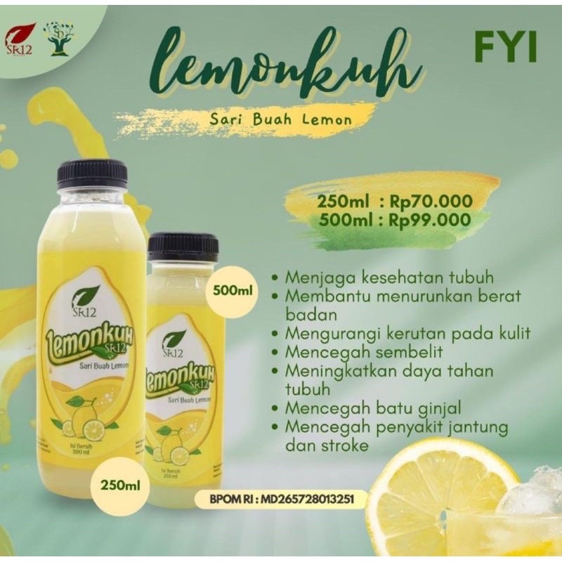 Lemonkuh SR12-Pelangsing-lemon