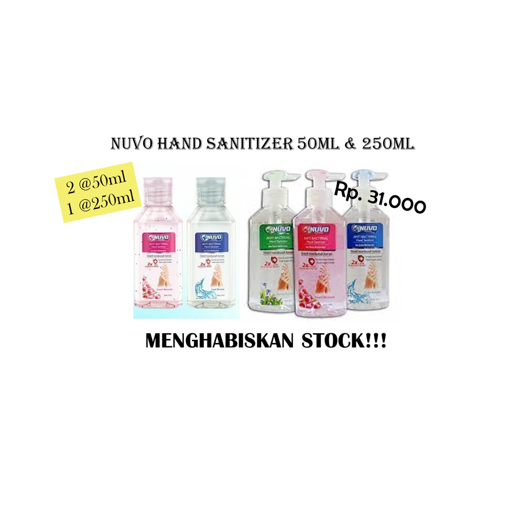 NuvoHandSanitizer2X50mlplus1X250ml