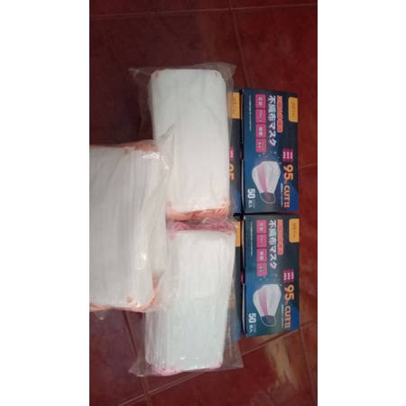 face mask Earloop Putih tali Warna
