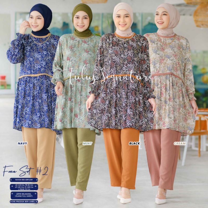 Fona Set Rayon Mix Airflow