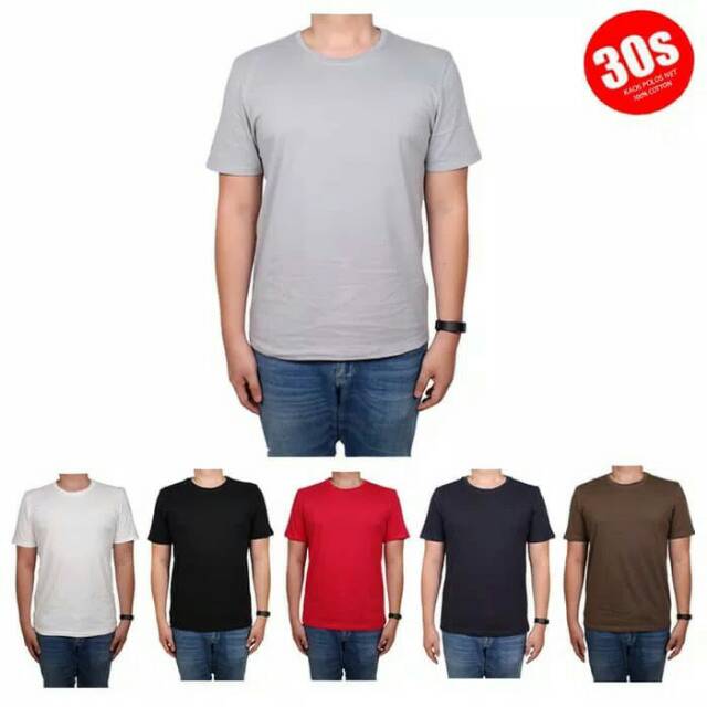 Baju polos pria Tshirt