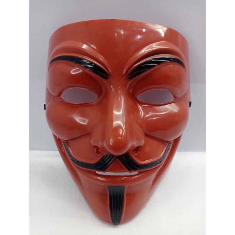 topeng hacker red crimson version edition