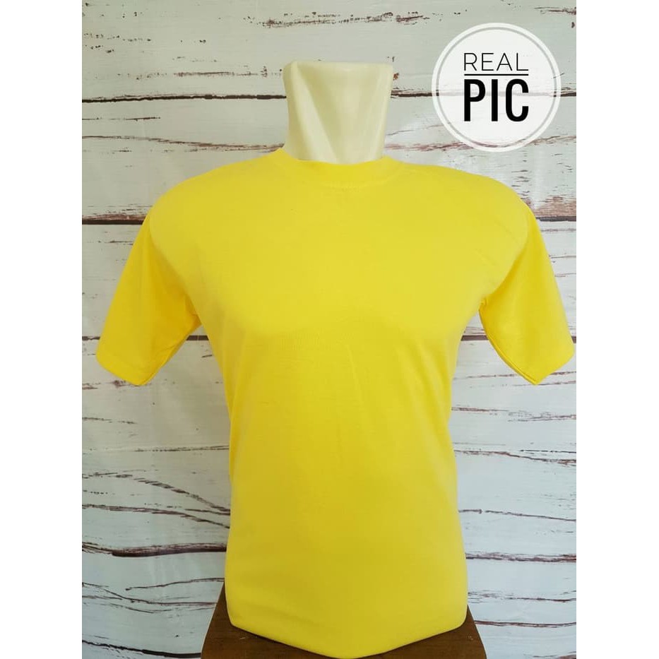 Baju Kaos Polos Distro - Kuning