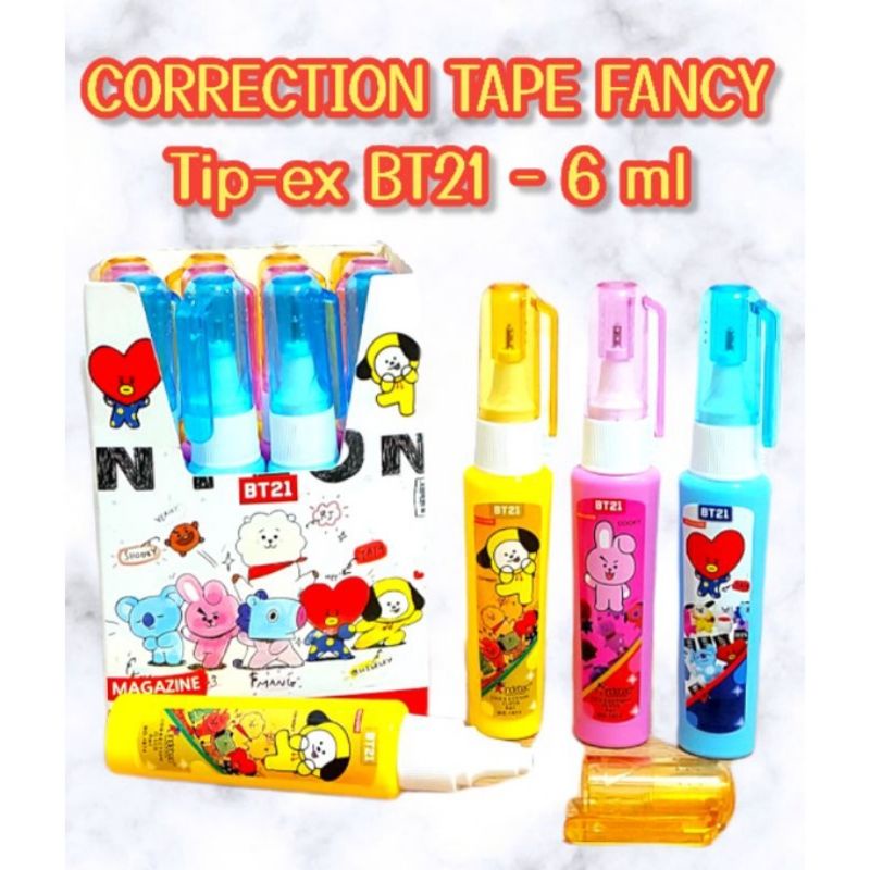Correction fluid tip-ex / tip x Cair Korea 6ml
