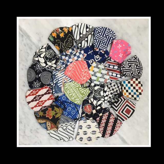 Masker kain batik