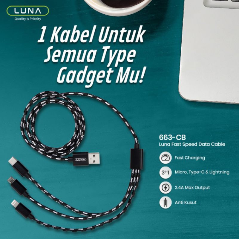 kabel Luna 3in1