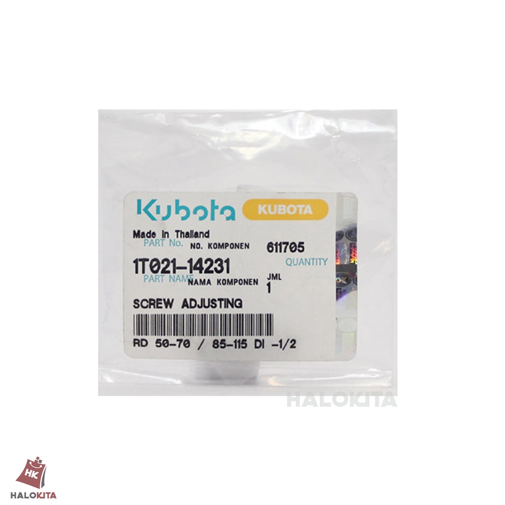 SCREW ADJUSTING RD 65-85 DI-1/2