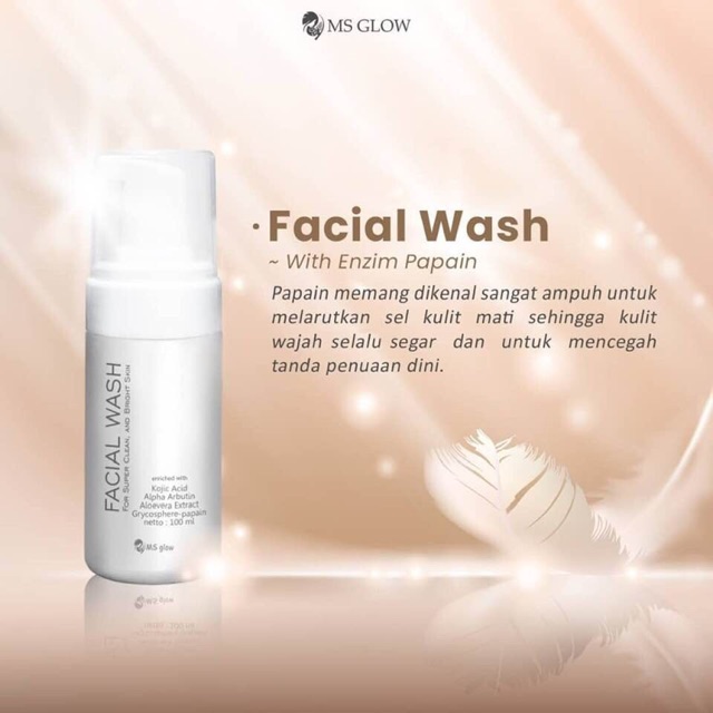 Facial wash Ms glow