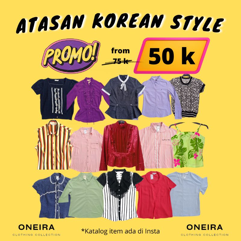 Atasan korean style premium