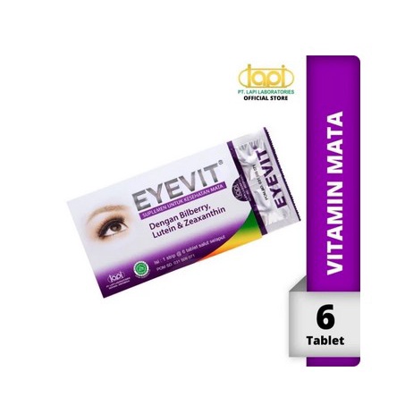 EYEVIT 6 TAB PER STRIP