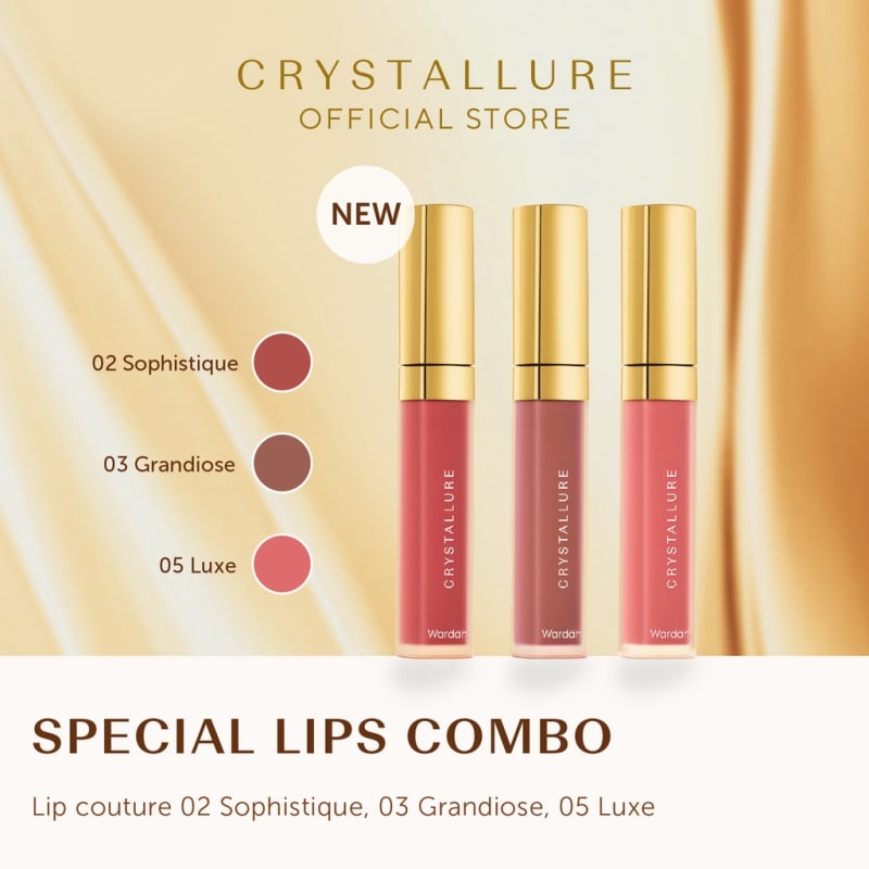 Crystallure Combo 3 Lip Couture Package