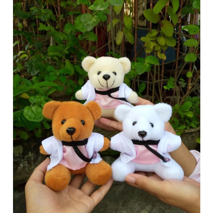 Boneka Bear Mini Dokter 10cm