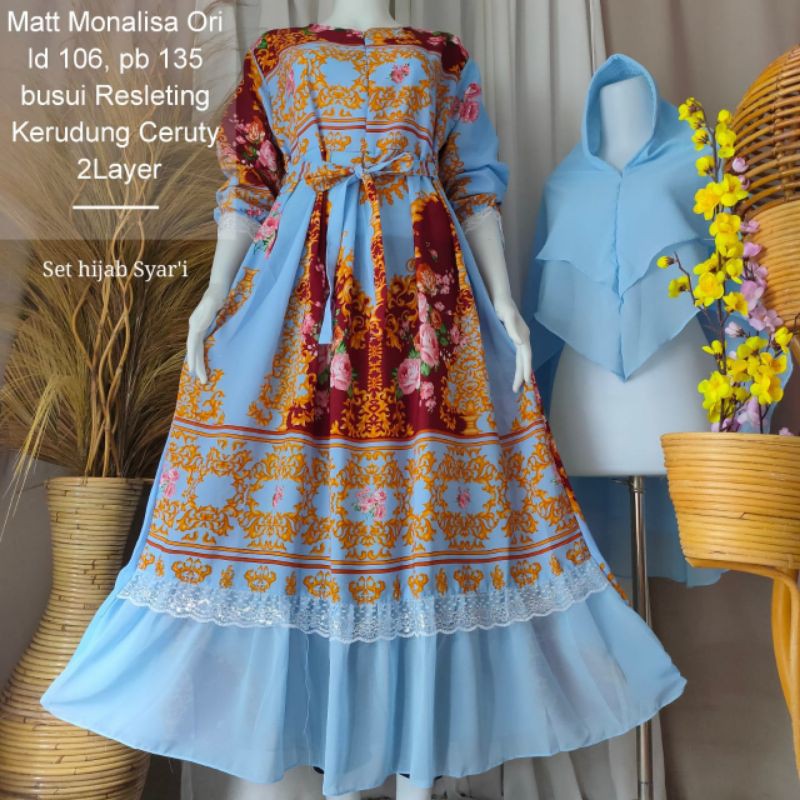 Gamis Hijab Monalisa