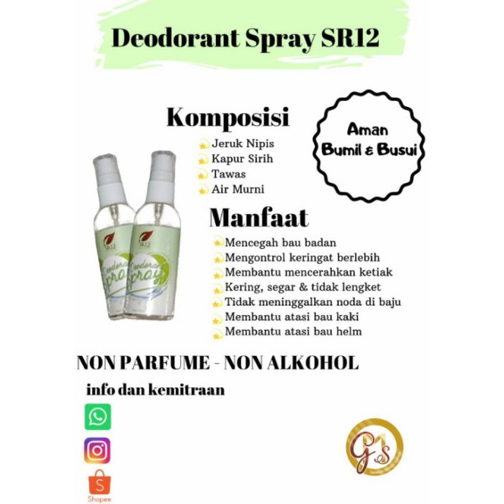 Deodorant Spray SR12