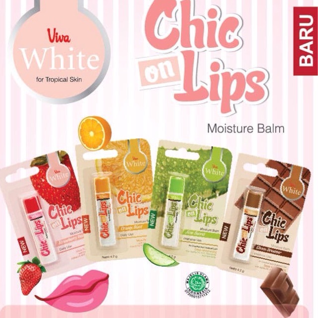 Viva White Chic on Lips Moisture Balm