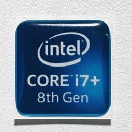 Stiker iNTEL CORE i7+ 8th Gen 2015