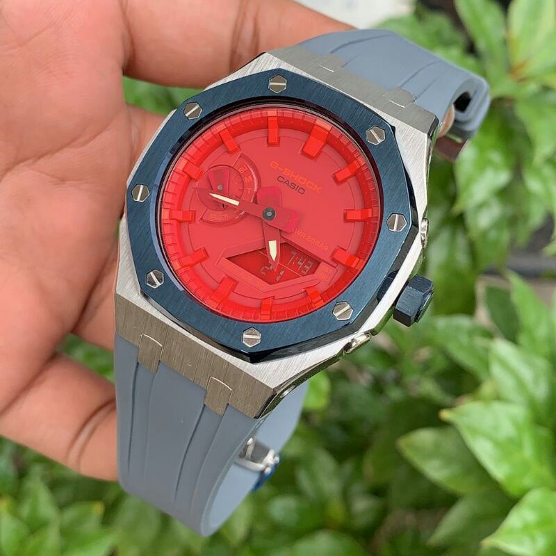 Casio oak GA2100 custom strap dan bezel