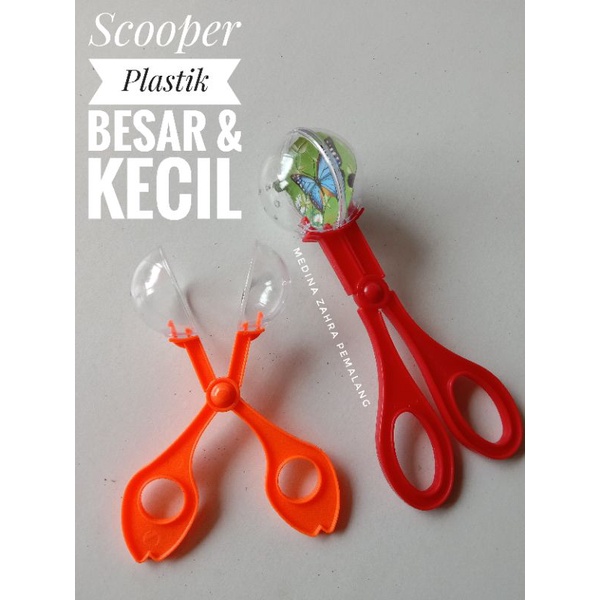 Scooper Plastik Besar/Kecil