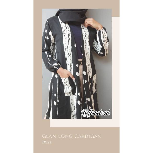 Gean Long Cardigan