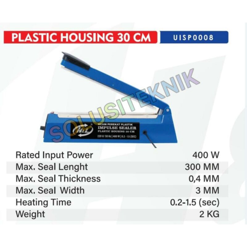 impulse sealer plastic housing 30cm