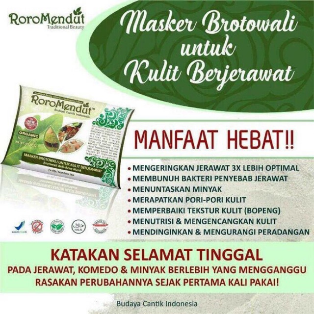 MASKER RORO MENDUT