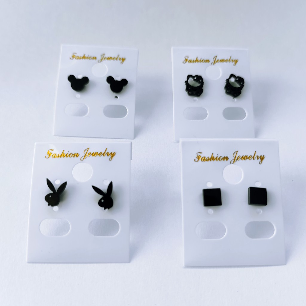 anting titanium karakter / anting import / anting cewe / anting perempuan