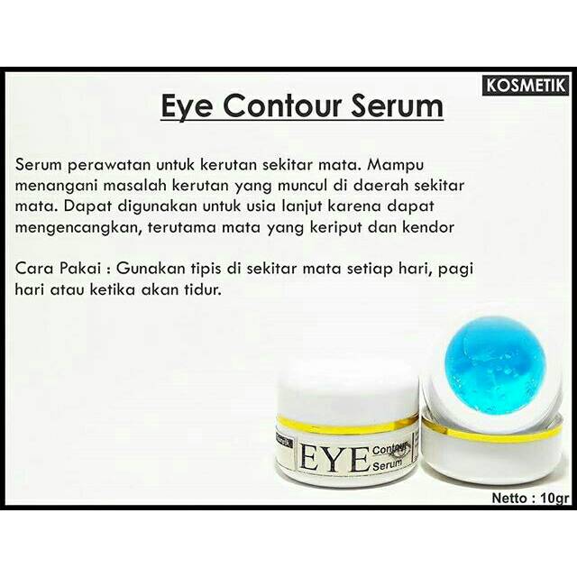 Eye contour serum