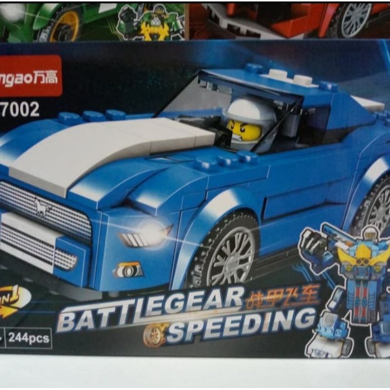 Brick Wangao 7002 Battlegear Speeding