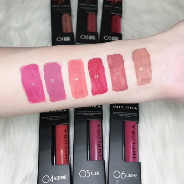 lip cream matte implora
