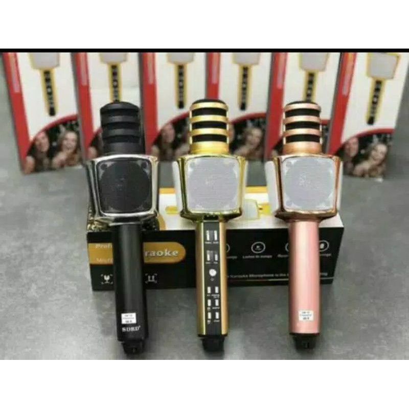 Mic Bluetooth Original SDRD SD17 Microphone KTV Wireless Karaoke