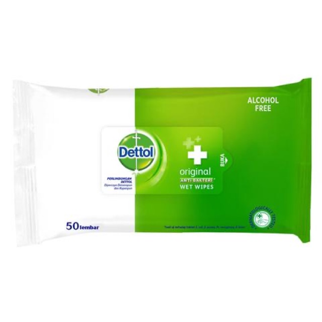 Dettol Antibacterial Wipes - 50 Sheets