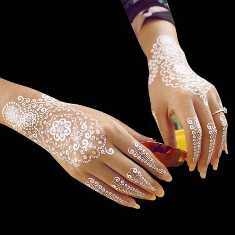 HENNA INSTAN PUTIH SEPASANG