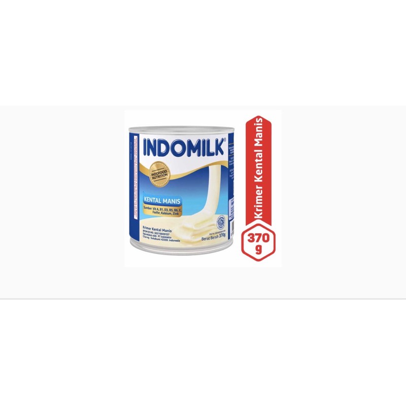 indomilk kaleng 370g